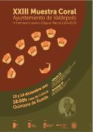 CARTEL MUESTRA CORAL 2025